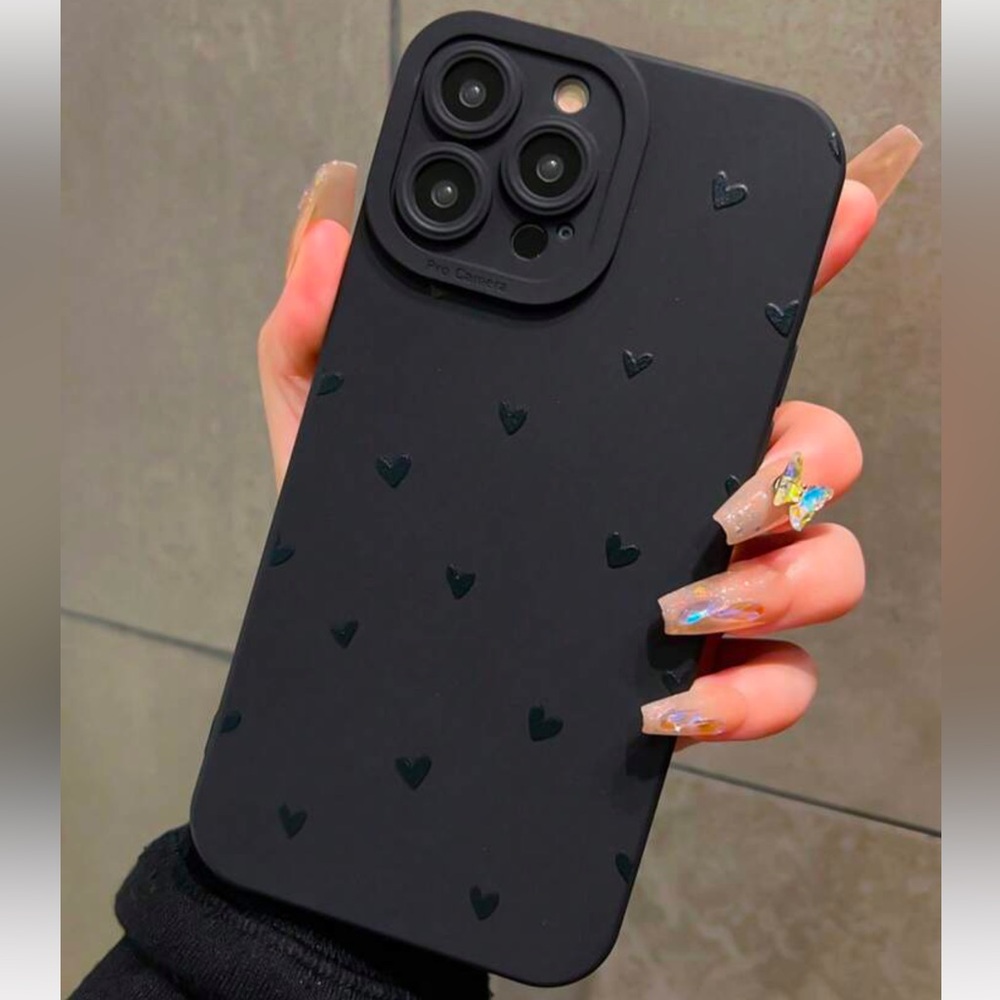 🆕 Hearts 🖤 Print Phone Case for iPhone 15 Pro Max!! - Picture 6 of 6